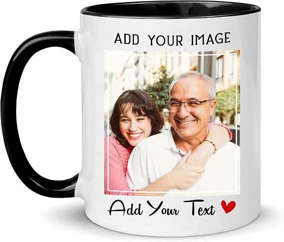 SANTANNA Personalized Name Photo Customized Mug (Awesome Memory Photo)