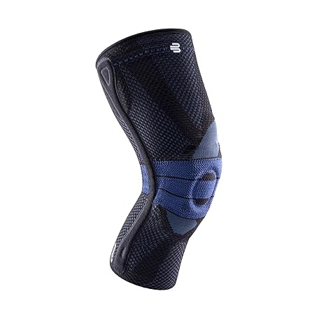 Bauerfeind - GenuTrain P3 - Patella Knee Brace -Knee Support For Misalignment of the Kneecap - Black, Right, Size 5
