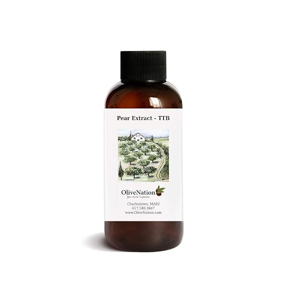 OliveNation Pear Flavor Extract TTB, PG Free, Natural - 4 fl oz
