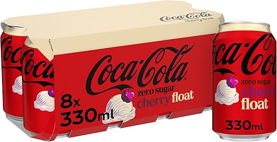 Coca-Cola Zero Sugar Cherry Float 8 x 330ml Cans