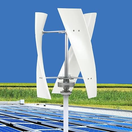 14000W- 20000W Vertical Axis Wind Turbine Generator Kit with Controller,12v/24v/48v/220v Generator Wind Power Kit,for Home Use – High-Efficiency Renewable Energy Solution(48V,20000W)