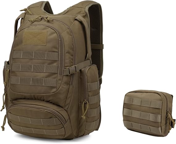 Mardingtop 25L Tactical Backpacks+Molle Admin Tactical Utility Pouch