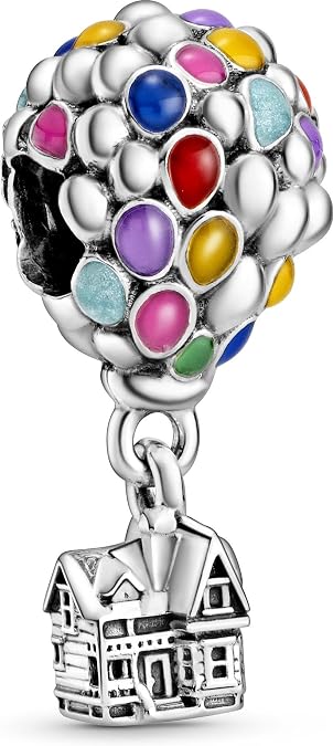 Pandora Disney characters sterling silver charms, 11 x 23,5 x 11 mm, Sterling Silver, Rhinestone