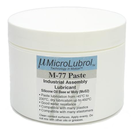 M-77 LUBRICANT PASTE GREASE Silicone + Moly, 1 LB, Compare to Dow M77