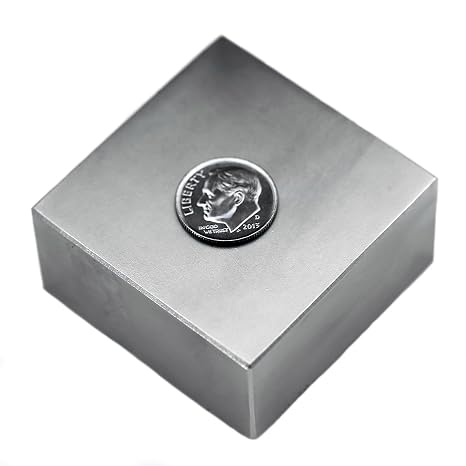 Neodymium Block Magnet 2" x 2" x 1" Rare Earth Magnet for Industrial, Engineering, Science, and Metalworking Applications
