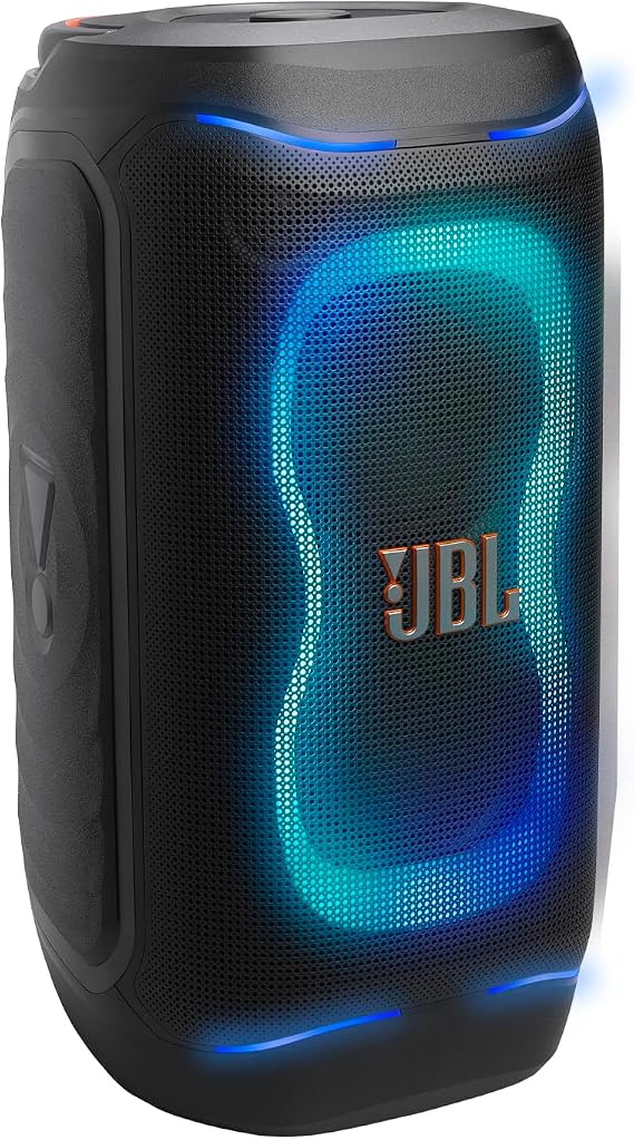 JBL PartyBox 130, Portable Party Speaker with Foldable Handle, Black