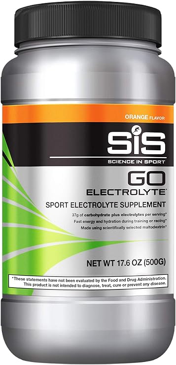 Science in Sport Go Electrolyte Energy Drink Powder, Orange Flavor Sports Performance & Endurance Supplement - 1.25 lb