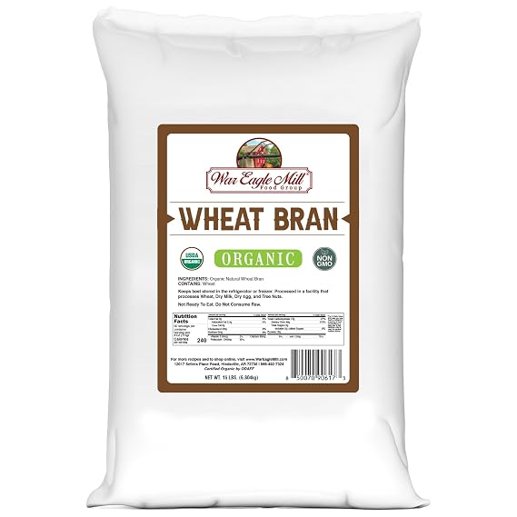 War Eagle Mill Organic Wheat Bran, 15 lbs