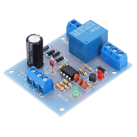 12V DC Water Level Controller Automatic Liquid Level Sensor Switch Module for Control Filling Draining System with Anti Interference PCB Board