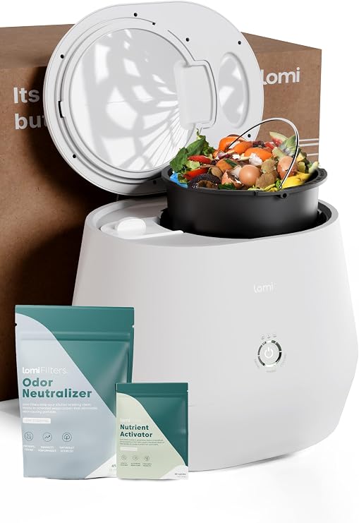 Lomi 2 Electric Compost Bin (Lomi 1.3 Cap Bundle)