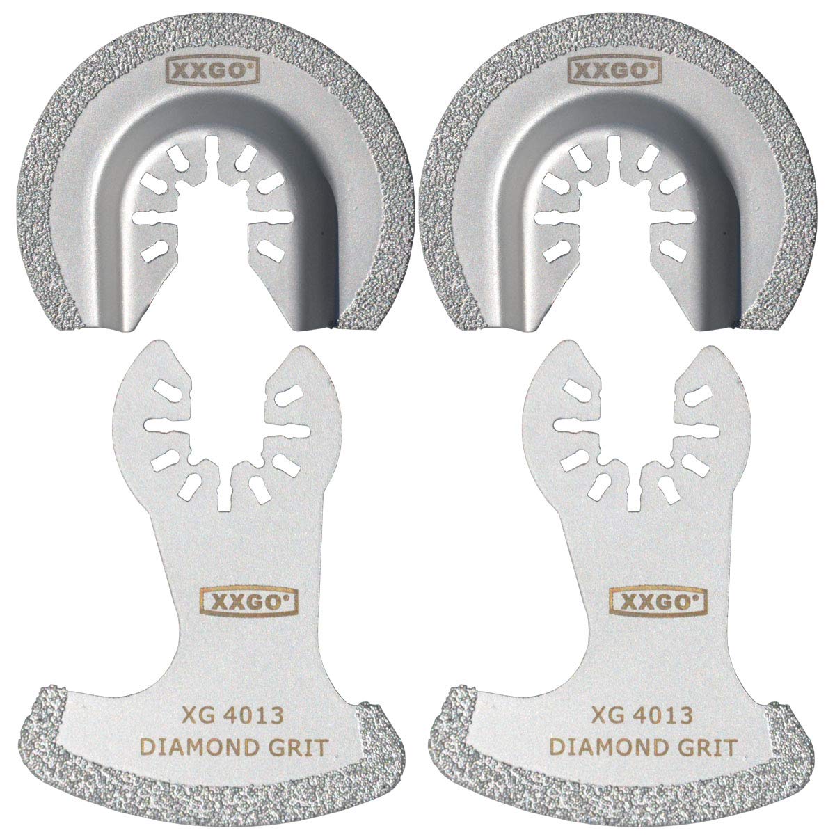 XXGO 3 Pcs Oscillating Multi Tool Hook Knife Blade for Cutting Roofing Shingles PVC Carpet Cardboard XG3310U