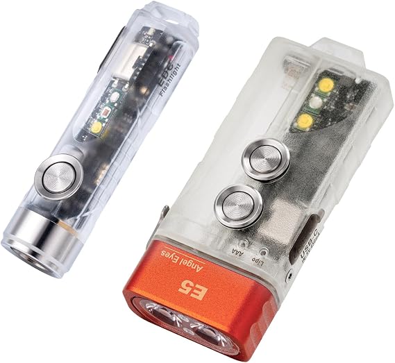 RovyVon A8 with E5 Keychain Flashlight