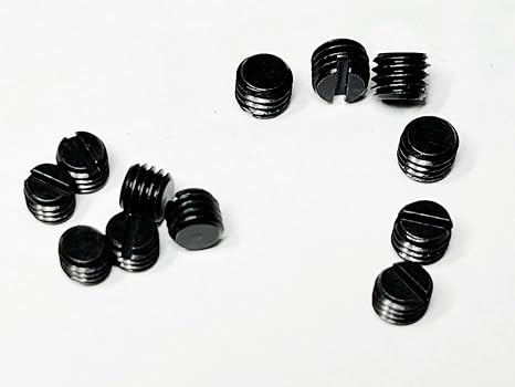 JSPP Compatible with Marlin Receiver Plug Screw Set of 12 blued for Models 336, 444, 1894 1895 39A (#8-40 x 1/8", ELECTROPHORESIS Steel)