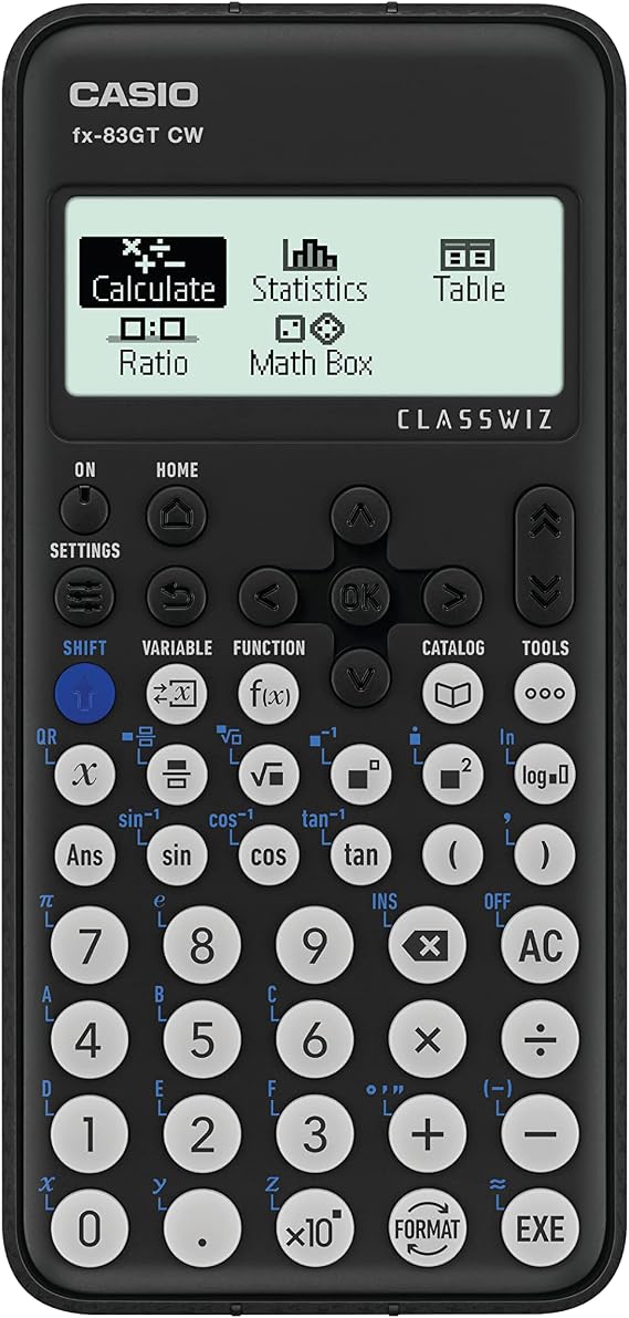 New Casio FX-83GTCW Black Scientific Calculator