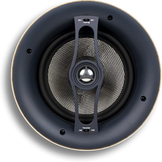 Micca R-8C Reference 8-Inch 2-Way in-Ceiling Speaker, Round, Each, White