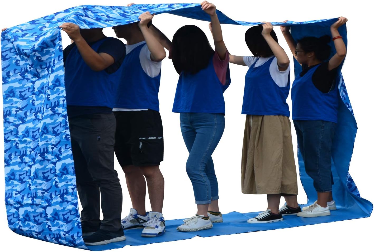 Surophy Teamwork Games -Group Learning Activity Fun Playing Run Mat -for Kids and Adults Field Day Game -Outdoor Relay Race8M