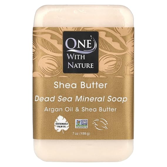 One With Nature Soap Bar Shea Butter