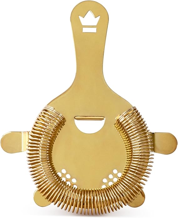 BuswellTM 4-Prong Hawthorne Strainer (Gold)