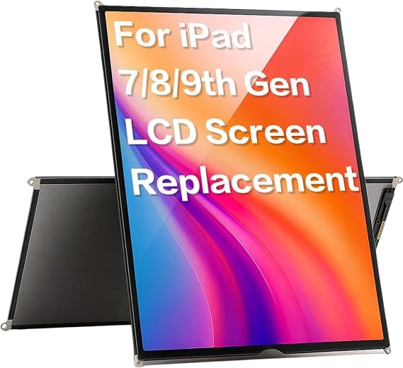 iPad 7th 8th 9th Generation Screen Replacement Gen 10.2" LCD Screen Replacement Display Digitizer (A2197 A2198 A2200 A2270 A2428 A2429 A2430 A2602 A2603 A2604 A2605) (Not Touch Screen)