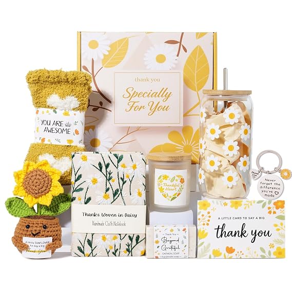 Thank You Gifts for Women, 11PCS Principal Appreciation Gifts, Teacher Appreciation Gifts, Employee Appreciation Gifts, Paraprofessional, Coworkers Volunteer Boss Nurse Secretary