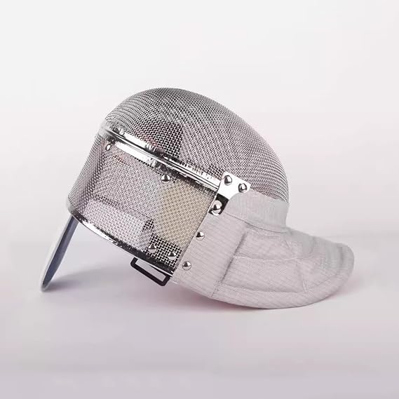 350N Fencing Mask, Saber Fencing Helmet, with Removable Lining, Fencing Gear, for Saber Athlet Training Athlet Use(X-Small)