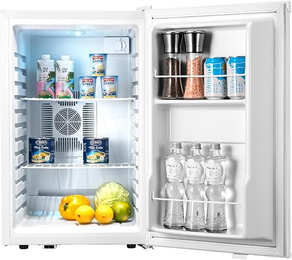 Mini Fridge & Cooler - 70 Liter Small Fridge for Bedroom, 38-72F Small Refrigerator for Office, Home, Apartment, Thermoelectric Electric Cooler for Skincare, Food, Drinks(2.47 cu.ft)