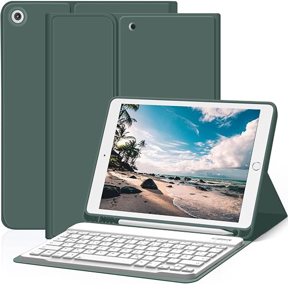 Keyboard Case for iPad 9th/8th/7th Generation 10.2 Inch 2021/2020/2019