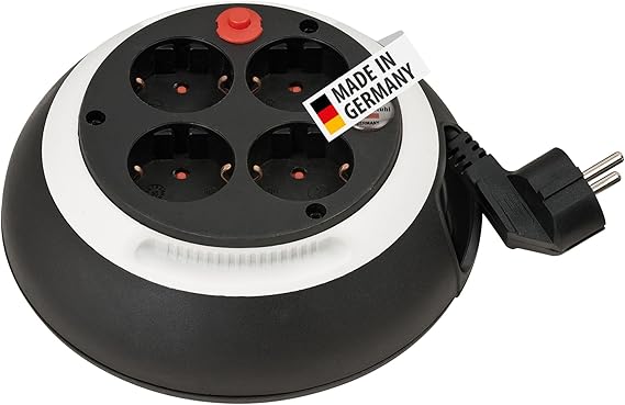 Brennenstuhl Comfort Line Cable Box CL-S 4-Way / Mini Cable Reel 3 m