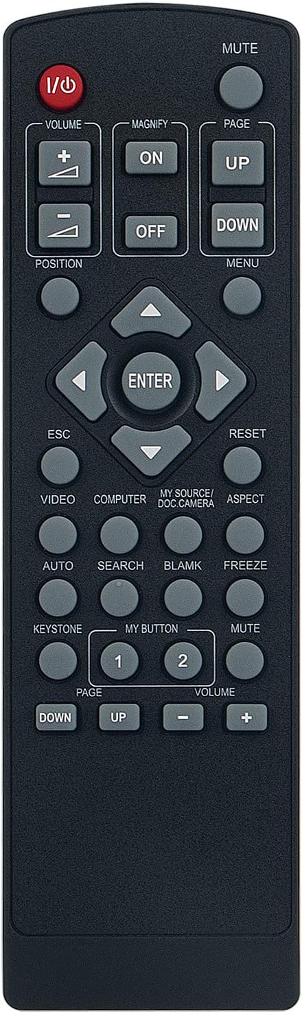 R007 Replacement Remote Compatible with Hitachi Projector CP-X2021WN CP-X2521WN CP-X3021WN CPX10WN CPX11WN CPWX12WN CP-X2511N CP-X3011N CP-X4011N CP-X2011N ED-X45N