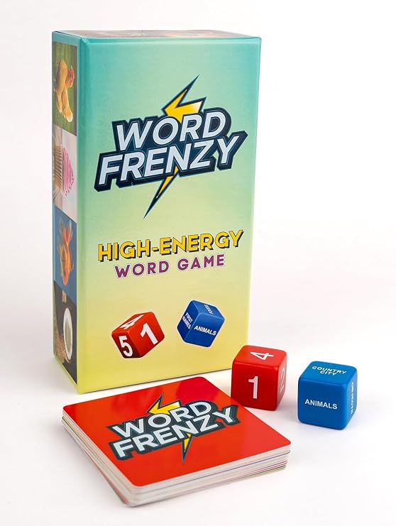 Fast Paced Dice and Photo Card Game for Family and Friends Gathering, Roll the Categorical Dice and Race to Shout Matching Answers, 150 Visual Picture Cards, 2 to 8 Players
