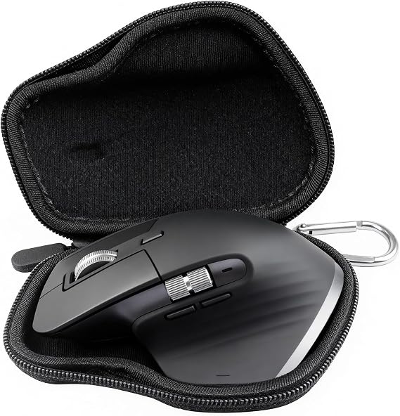 Hard Travel Protective Case for Logitech MX Master 4 / MX Master 3S / MX Master 3 / MX Matser 2S Wireless Performance Mouse (Black)