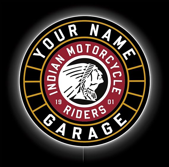 Indian Motorcycle Custom LED Sign 23 in