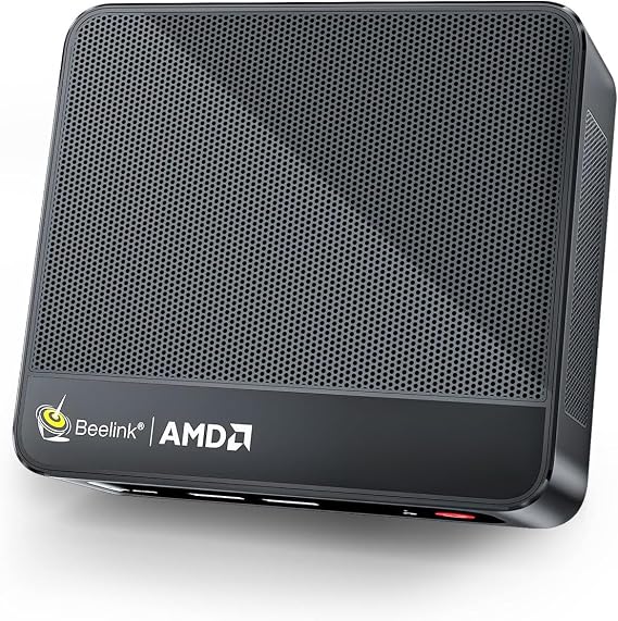 Beelink SER5 Mini PC, AMD Ryzen 5 5500U 6C/12T, 16G DDR4 RAM 480G SSD | Mini Computer, Micro PC 4K@60Hz Dual Display, Mini Gaming Computer WiFi6/BT5.2/HTPC/W-11 Pro