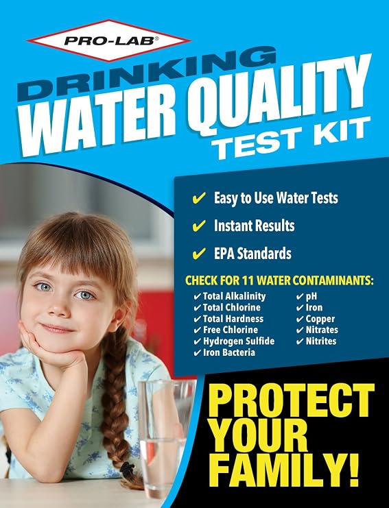 Water Quality Test Kit for Home, Tests Multiple Drinking Water Contaminants