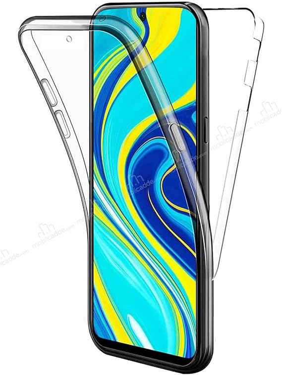 Microcase Xiaomi Redmi Note 9 Pro Max 360 Tpu Serisi Ön Arka Full Cover Şeffaf Kılıf