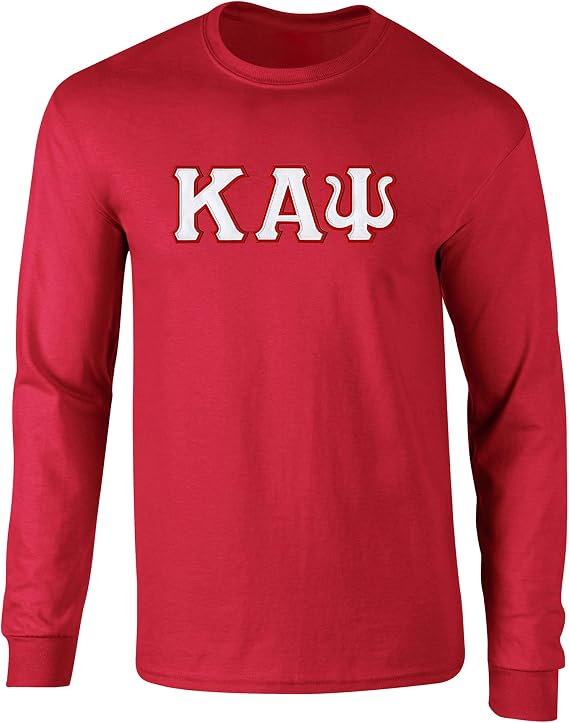 Kappa Alpha Psi Twill Letter Long Sleeve Tee