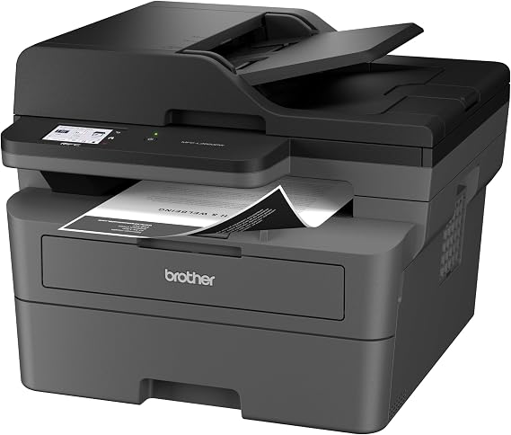 Brother MFC-L2860DW 4-in-1-Monolaser-Multifunktionsgerät USB WLAN und LAN Automatischer Duplexdruck 68 cm Touchscreen-Farbdisplay