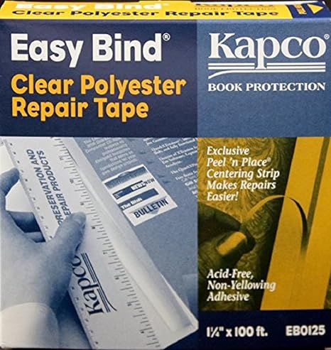 Book Repair Tape - 1 1/4" W x 100 ft L