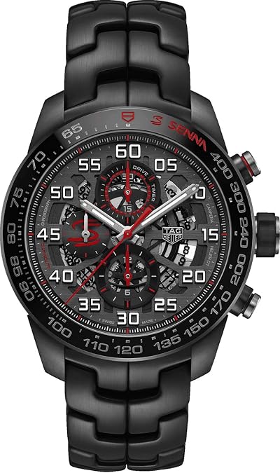 TAG Heuer Carrera Calibre HEUER 01 Senna Special Edition Mens Watch CAR2A1L.BA0688