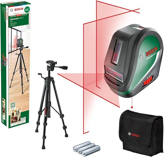Bosch Universal Level 3 Set Çapraz Çizgi Hizalama Lazeri