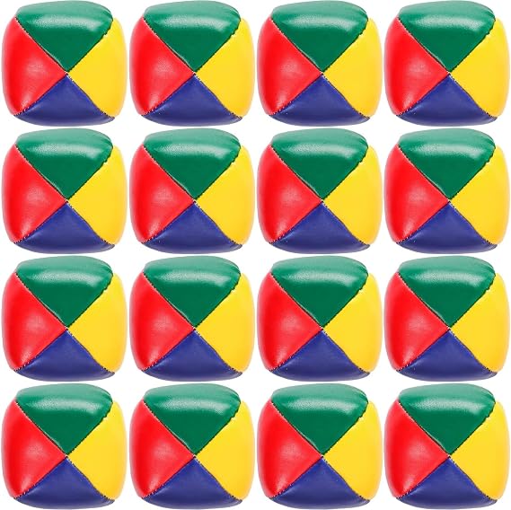 16 Pack Juggling Balls for Beginners,Soft Easy Juggling Balls