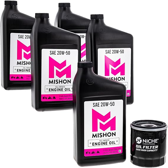MISHON Engine Oil Change Kit for Harley Davidson Electra Glide Softail Fat