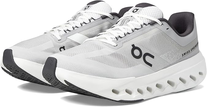 On Men's Cloudsurfer Next Sneaker, Glacier/White, 14 Wide