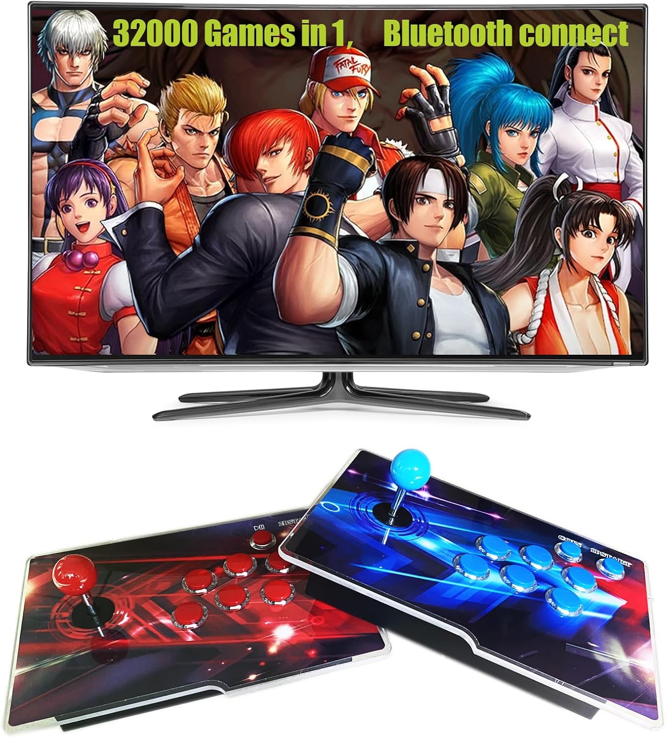Pandora Box Console 32000 Arcade Games in 1, Retro Game Machine for TV PC Projector, Supports up to 4 Players, Full HD Output, Search, Save, Hide, Favorites List