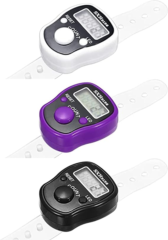 Taj Company Digital Tasbih Counter LED Dispaly Electronic Hand Tally Counter For Sports