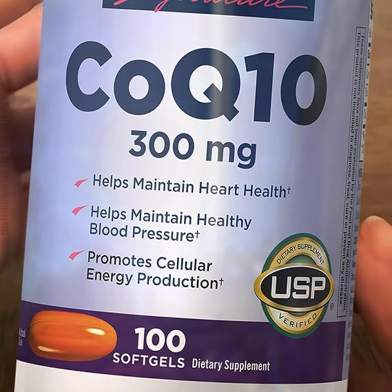 CoQ10 300mg Softgels - 100 Count, Extra Strength for Cellular Energy, Non-GMO