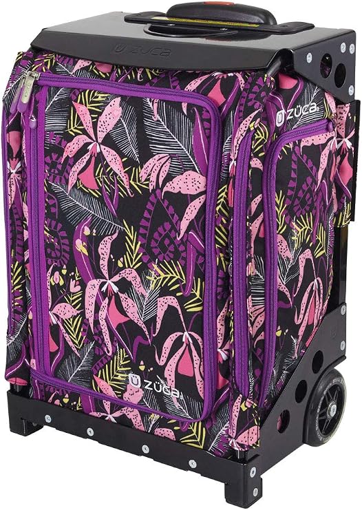 ZUCA Travel Bag - Navigator Carry-On Wild Orchid with Silver Frame