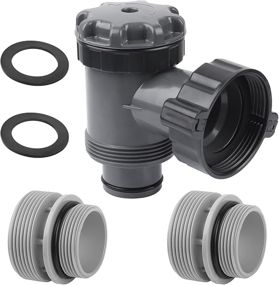 Plunger Valve for Intex Pool, 38mm Plunger Valves Connection Kit