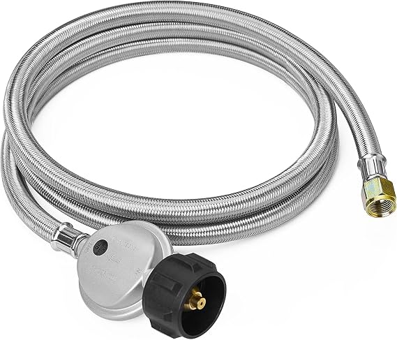 CALPOSE 6 Feet Propane Hose with Regulator