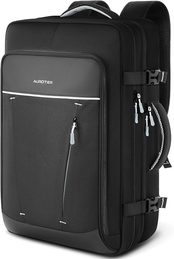 AUROTIER DJ Controller Bag for DDJ-FLX4/DDJ 200/DDJ 400/DDJ REV1, Padded DJ Backpack with Multi-pocket for 17 Inch Laptop, Cables, DJ Carrying Mixer Case with Adjustable Strap for DJ Equipment, Grey